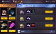 चैक-इन से गेमर्स आइटम कलेक्ट करें (Image via Garena)